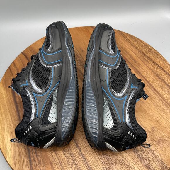 Skechers Shape Ups Shoes Womens Size 10 Black Toning Walking Workout Gym Running - Picture 6 of 8